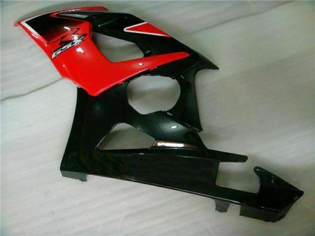 Online Rojo Negro Brillante Negro Mate Carenado Moto Suzuki GSXR 1000 2005-2006