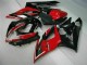 Online Rojo Negro Brillante Negro Mate Carenado Moto Suzuki GSXR 1000 2005-2006