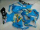 Online Azul Oro Negro Rizla Carenado Moto Suzuki GSXR 1000 2005-2006