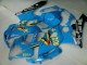 Online Azul Oro Negro Rizla Carenado Moto Suzuki GSXR 1000 2005-2006