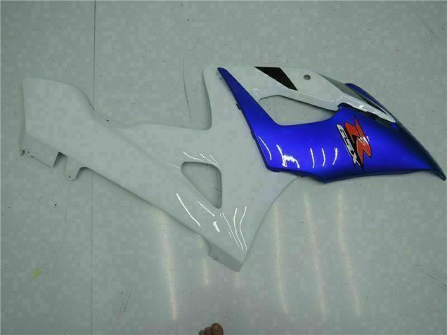 Online Blanco Azul Negro Brillante Carenados Moto Suzuki GSXR 1000 2005-2006