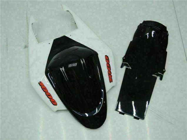 Online Blanco Azul Negro Brillante Carenados Moto Suzuki GSXR 1000 2005-2006
