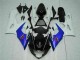 Online Blanco Azul Negro Brillante Carenados Moto Suzuki GSXR 1000 2005-2006