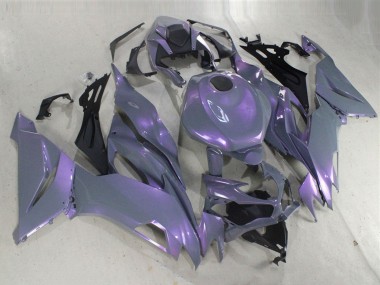 Online Camaleón Gris Dazz Púrpura Perla Carenado Moto Kawasaki ZX6R 2019-2022