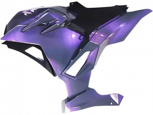 Online Camaleón Gris Dazz Púrpura Perla Carenado Moto Kawasaki Ninja 500 EX500R 2024-2025