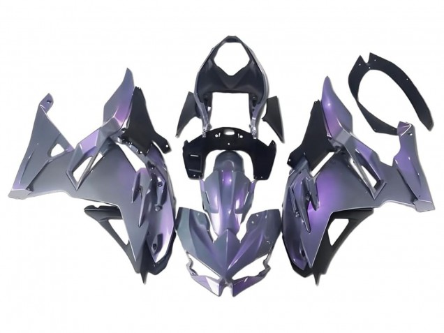 Online Camaleón Gris Dazz Púrpura Perla Carenado Moto Kawasaki Ninja 500 EX500R 2024-2025