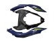 Online Azul Blanco Amarillo Plata Negro Carenado Moto Kawasaki Ninja 500 EX500R 2024-2025