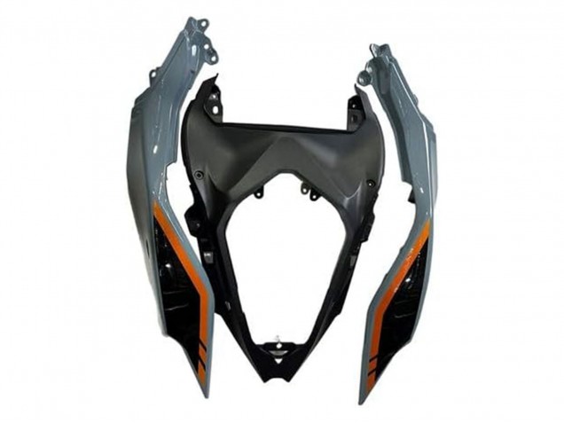 Online Nardo Gris Naranja Negro Carenado Moto Kawasaki Ninja 500 EX500R 2024-2025
