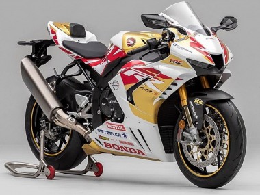 Online Blanco Rojo Oro Motul Carenados Moto Honda CBR1000RR-R 2020-2023