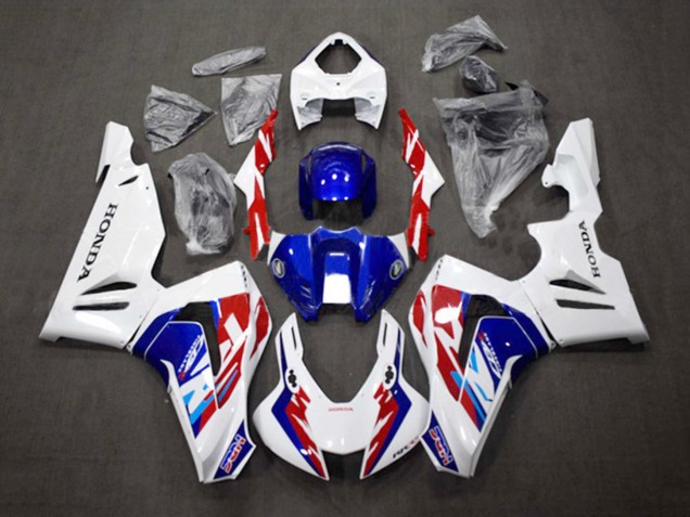 Online Blanco Rojo Azul HRC Kits Carenados Moto Honda CBR1000RR-R 2020-2023