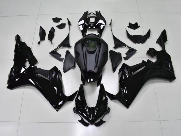Online Negro Brillante Negro Mate Carenado Moto Honda CBR1000RR-R 2020-2023