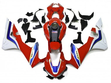 Online Blanco Rojo Azul HRC Carenados Moto Honda CBR1000RR-R 2020-2023
