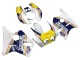 Online Blanco Amarillo Azul Rothmans Carenado Moto Honda CBR400RR NC23 1987-1989