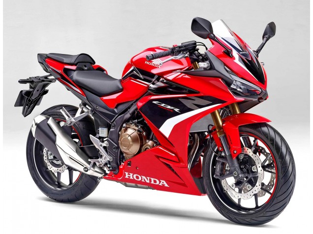 Online Rojo Blanco Negro Brillante Carenado Moto Honda CBR400R 2022