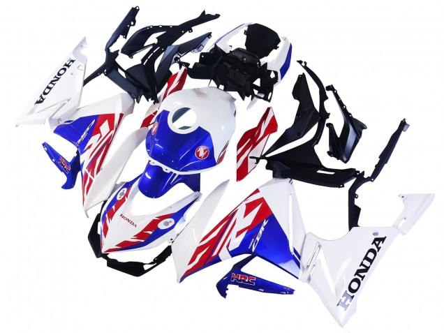 Online Blanco Rojo Azul Carenados Moto Honda CBR400R 2022