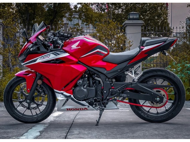 Online Rojo Blanco Carenado Moto Honda CBR400R 2022