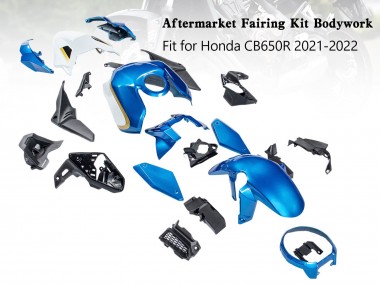 Online Azul Oro Negro Carenado Moto Honda CB650R 2019-2022