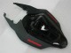 Online Negro Brillante Negro Mate Rojo Carenado Moto Suzuki GSXR 1000 2007-2008