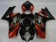 Online Negro Naranja Carenado Moto Suzuki GSXR 1000 2007-2008