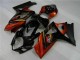 Online Negro Naranja Carenado Moto Suzuki GSXR 1000 2007-2008