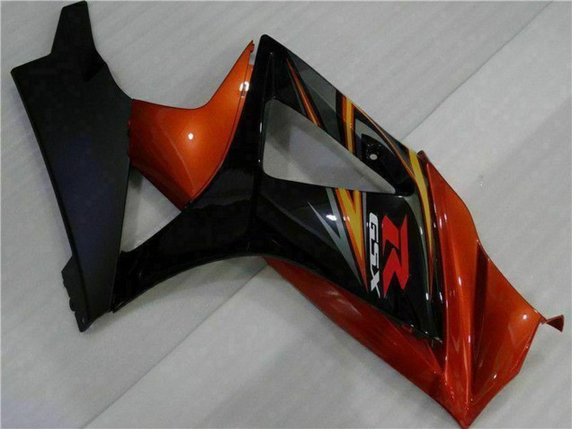 Online Negro Naranja Carenado Moto Suzuki GSXR 1000 2007-2008