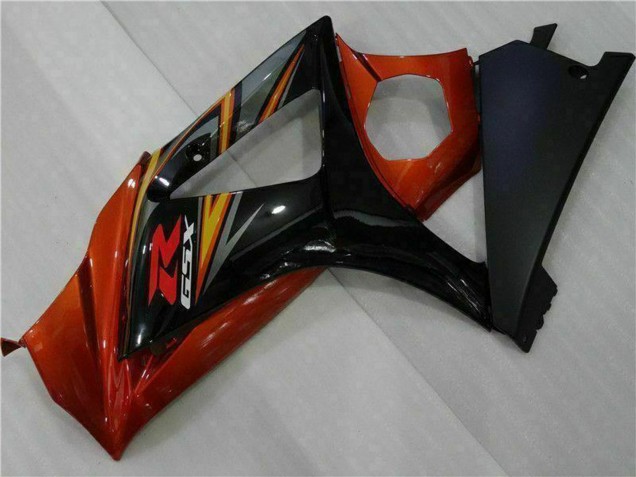 Online Negro Naranja Carenado Moto Suzuki GSXR 1000 2007-2008