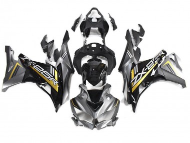 Online Gris Oro Negro Brillante Carenado Moto Kawasaki ZX25R ZX-25R 2019-2025