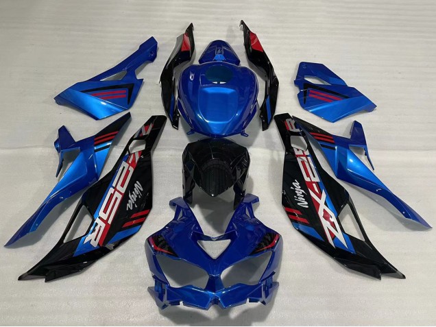Online Azul Rojo Gris Carenado Moto Kawasaki ZX25R ZX-25R 2019-2025