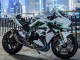 Online Blanco Verde Línea Carenado Moto Kawasaki Ninja H2 2015-2022