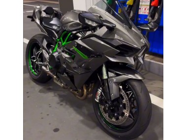 Online Gris Carenados Moto Kawasaki Ninja H2 2015-2022