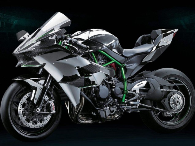 Online Gris Kits Carenados Moto Kawasaki Ninja H2 2015-2022