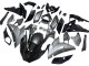 Online Plata Negro FibraCarbono Carenado Moto Kawasaki Ninja H2 2015-2022