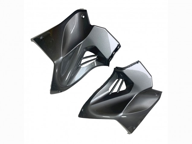 Online Plata Negro FibraCarbono Carenado Moto Kawasaki Ninja H2 2015-2022