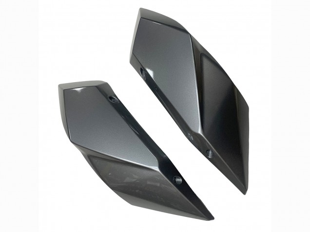 Online Plata Negro FibraCarbono Carenado Moto Kawasaki Ninja H2 2015-2022