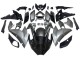 Online Plata Negro FibraCarbono Carenado Moto Kawasaki Ninja H2 2015-2022