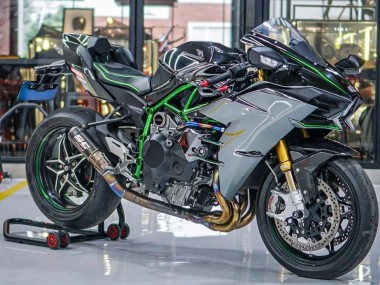 Online Gris Carenado Moto Kawasaki Ninja H2 2015-2022