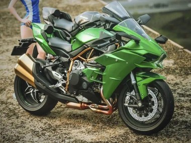 Online Verde Carenado Moto Kawasaki Ninja H2 2015-2022