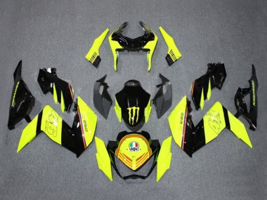 Online Amarillo Negro Brillante Monstruo Carenado Moto Kawasaki Z250/Z300 2015-2016