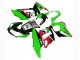 Online Verde Rojo Negro Brillante Elf 35 Carenado Moto Kawasaki Z1000SX 2010-2016
