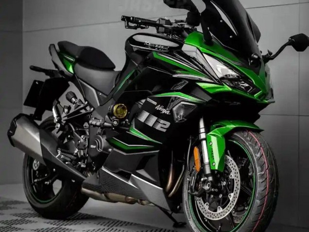 Online Negro Verde Ninja Carenados Moto Kawasaki Z1000SX 2020-2025