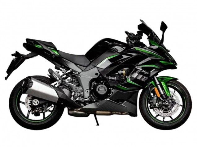 Online Negro Verde Ninja Carenados Moto Kawasaki Z1000SX 2020-2025