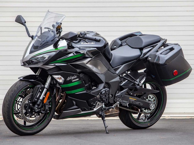 Online Negro Verde Línea Ninja Carenado Moto Kawasaki Z1000SX 2020-2025