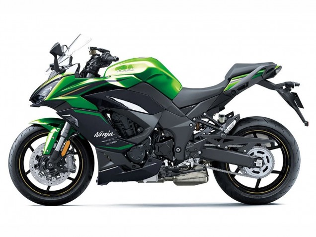 Online Negro Verde Ninja Carenado Moto Kawasaki Z1000SX 2020-2025