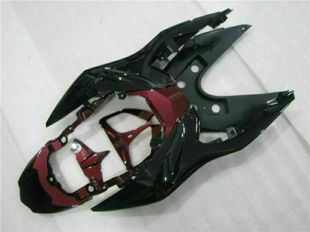Online Negro Brillante Plata Blanco Carenado Moto Suzuki GSXR 1000 2009-2016