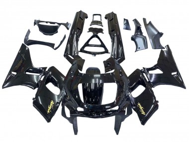 Online Negro Brillante Oro Ninja Carenado Moto Kawasaki ZZR400 1993-2007