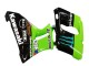 Online Verde Negro Brillante Azul Monstruo Elf Touch4 Bridgestone Carenado Moto Kawasaki ZZR600 1998-2003