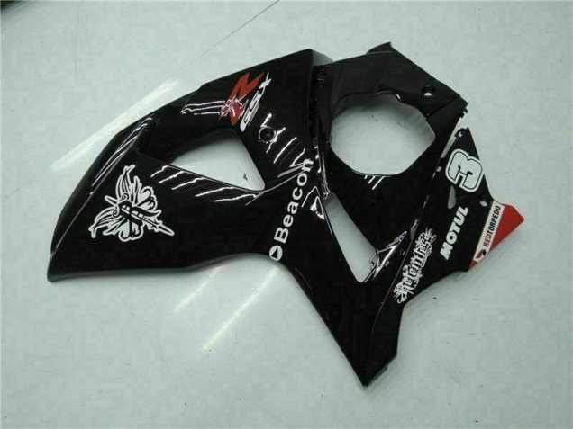 Online Negro Brillante Rojo Faro Motul Carenado Moto Suzuki GSXR 1000 2009-2016