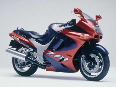 Online Rojo Granate Azul Oscuro Carenado Moto Kawasaki ZZR1100 1993-2003
