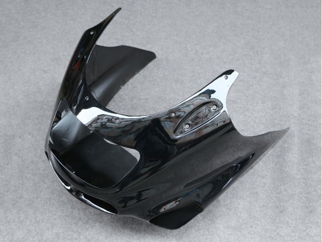Online Negro Brillante Carenados Moto Kawasaki ZZR1100 1993-2003