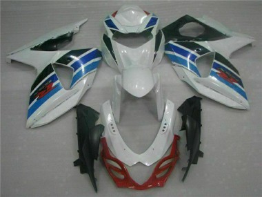 Online Blanco Azul Negro Completo Carenado Moto Suzuki GSXR 1000 2009-2016